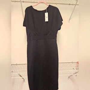 Ladies black pencil dress
